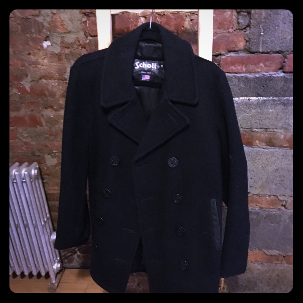 Naval Wool Pea Coat